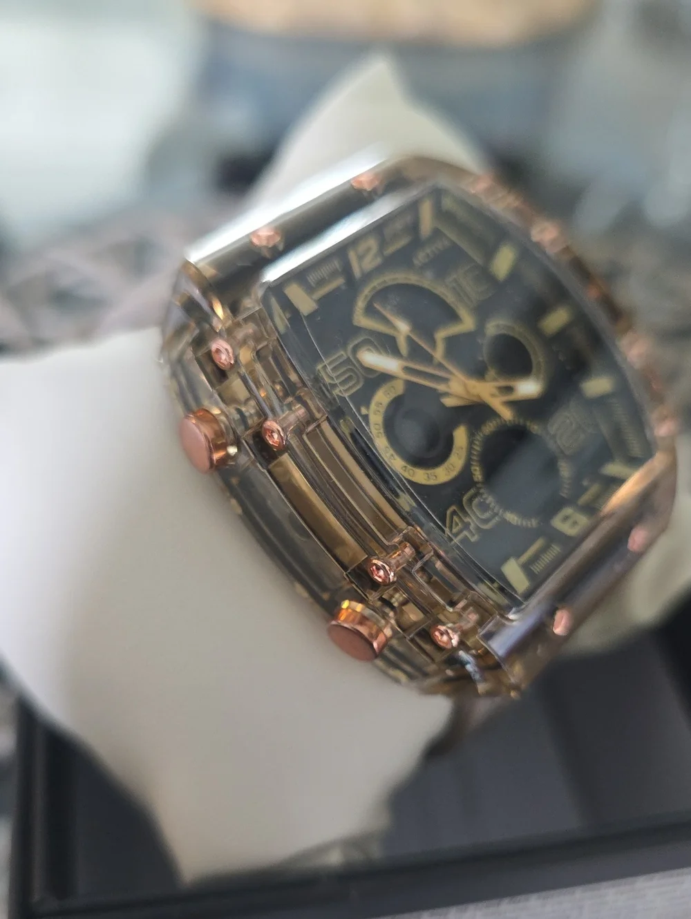 285. Activa X Invicta Digital Essentials Men's Watch - 45mm. Apricot (ACW8109-00